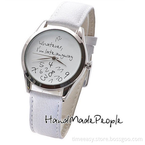 20140 Original Fashion Leather Strap Watch with Special Dial, Popular Watch, Quartz Watch, Jewellery Gift Watch